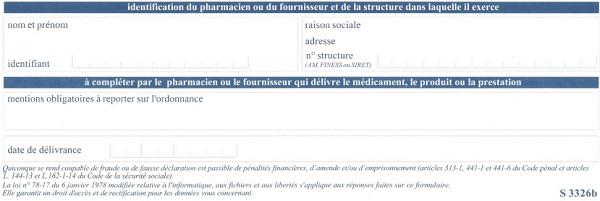 Modèle d'ordonnance médicament d'exception